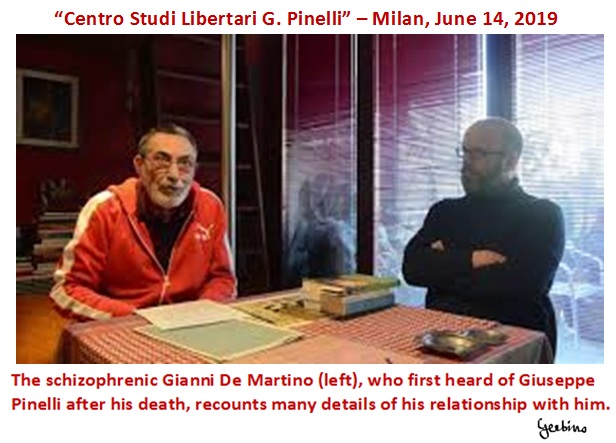 The schizophrenic Gianni De Martino, deliberately exposed by the Vatican to the wrath of the anarchists